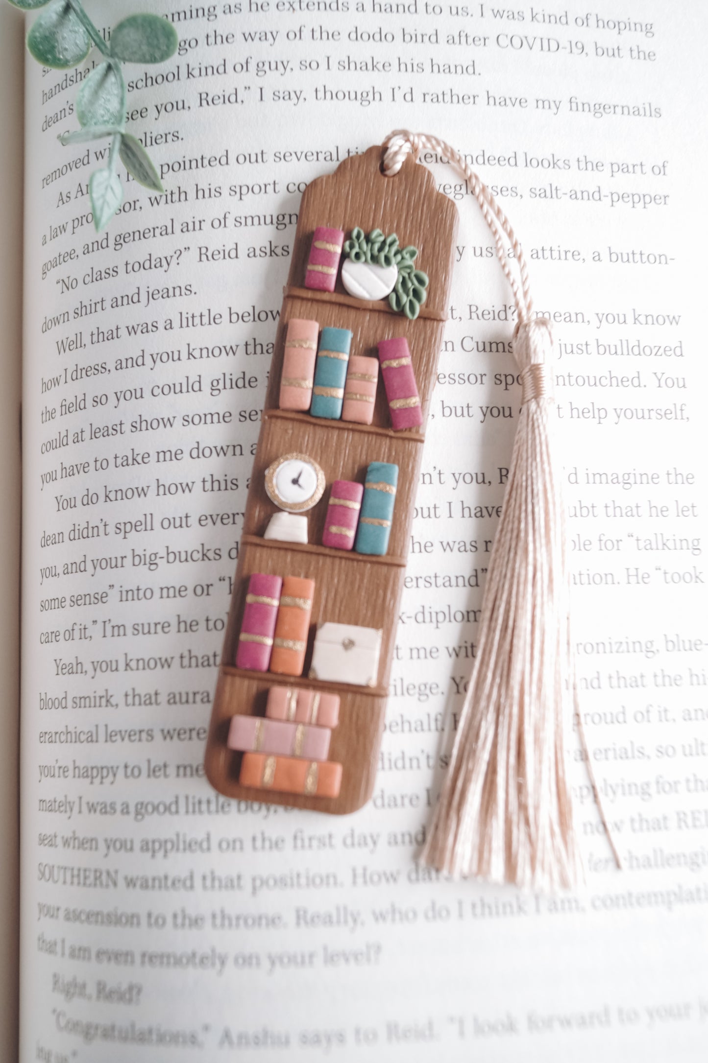 Bookshelf bookmark
