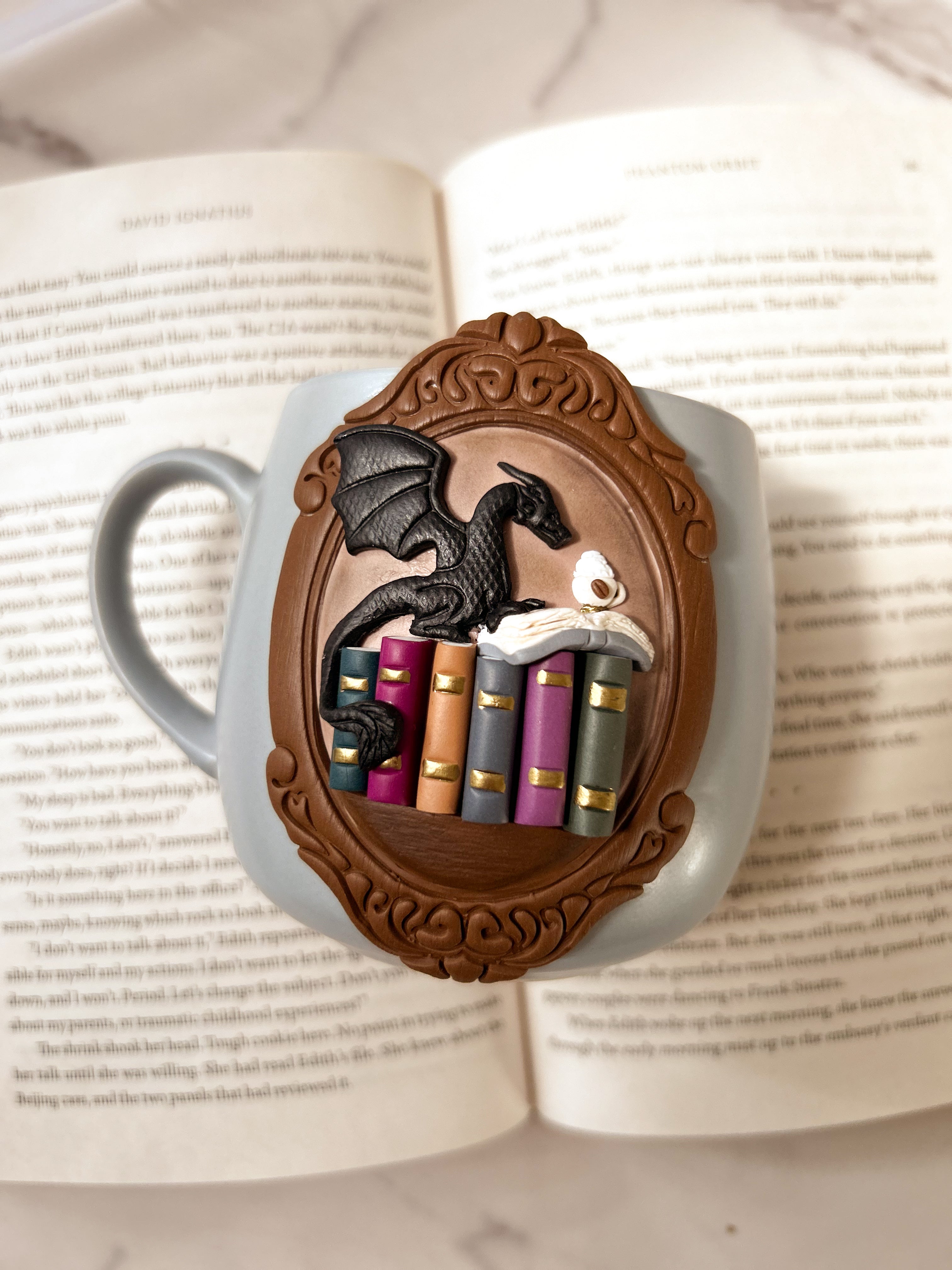 Fantasy Book Club Mug – Lua Clay Co
