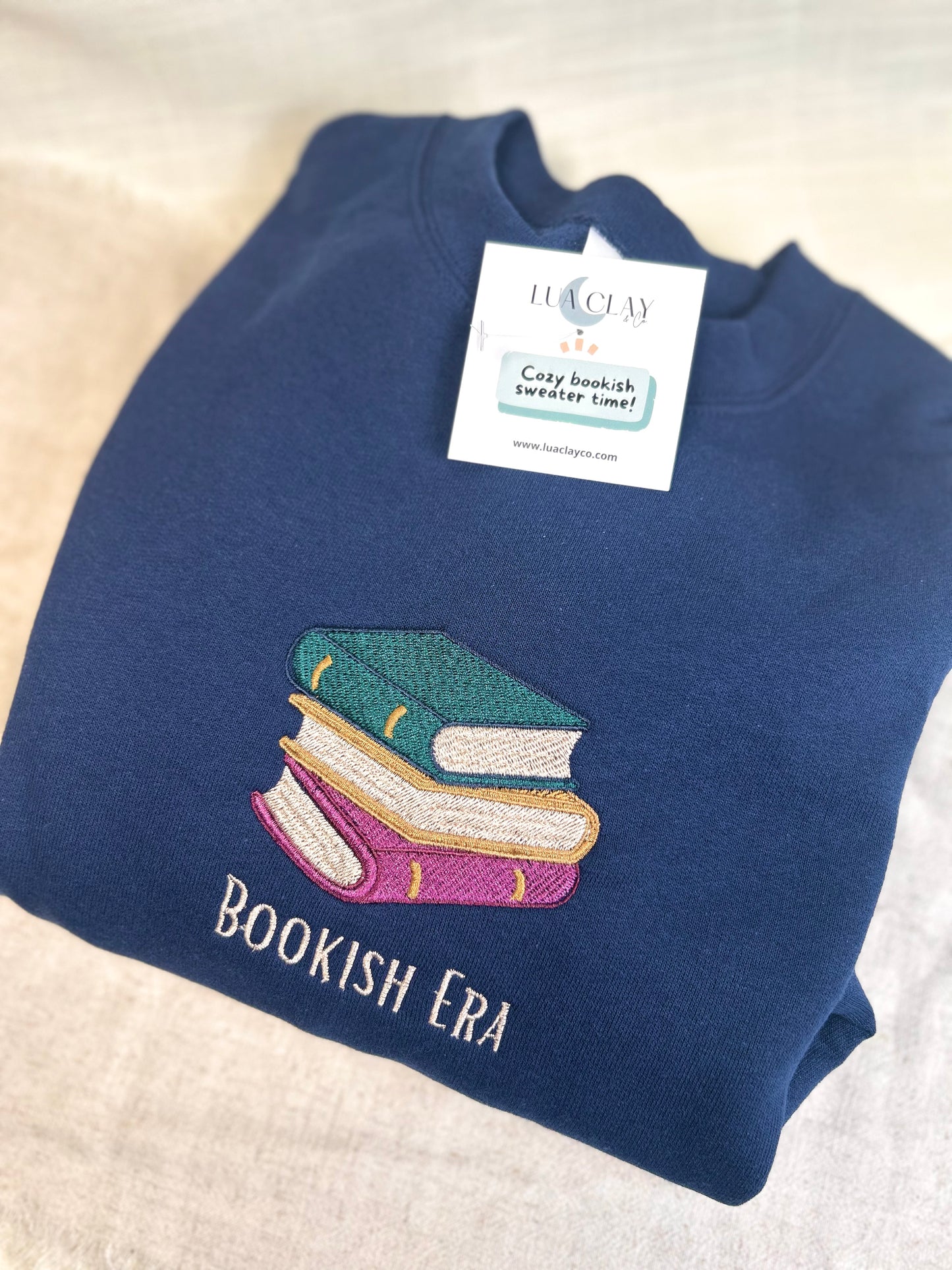 Bookish Era Sweater (Embroidered)