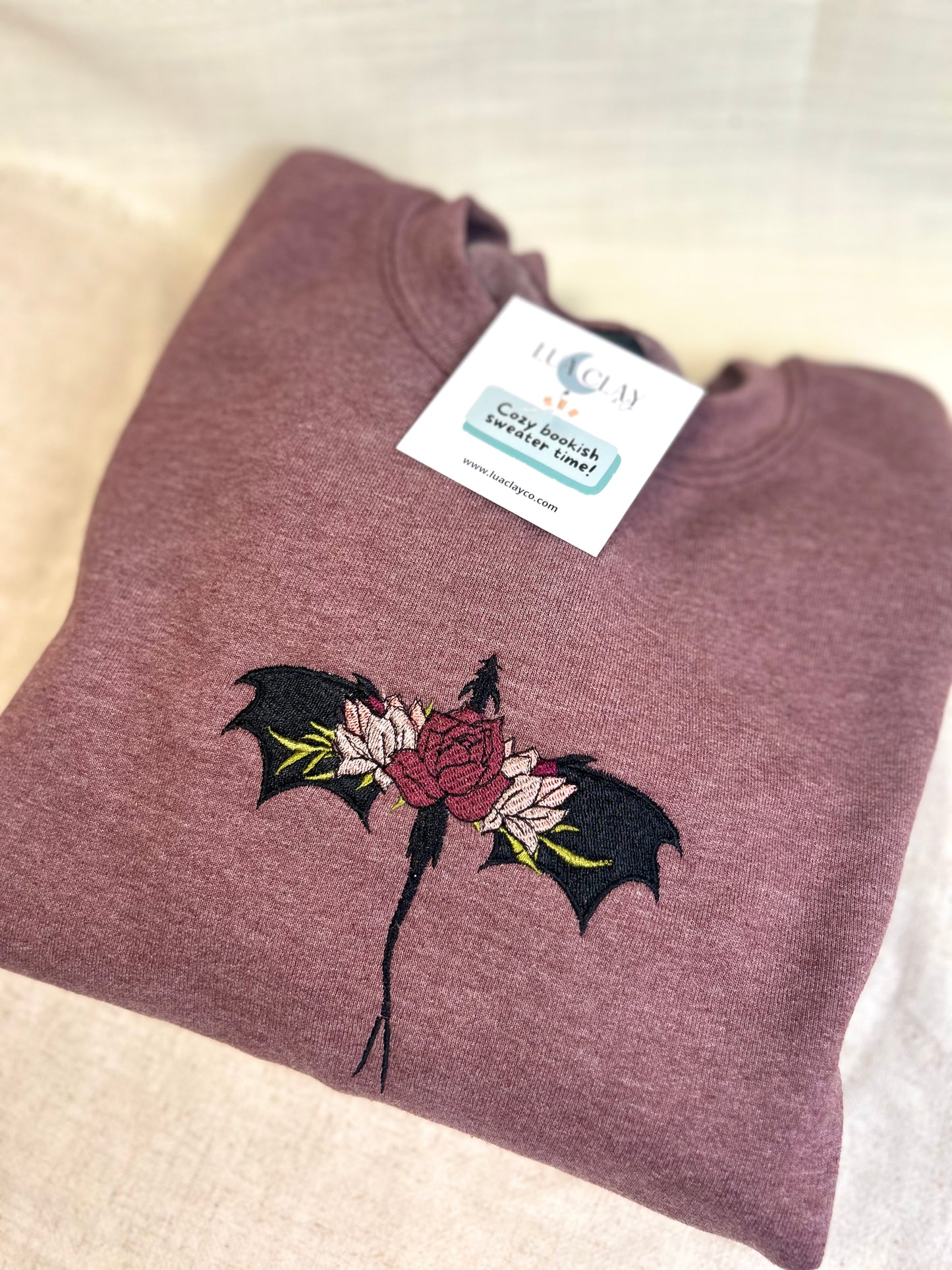 Floral Dragon Sweater (Embroidered)