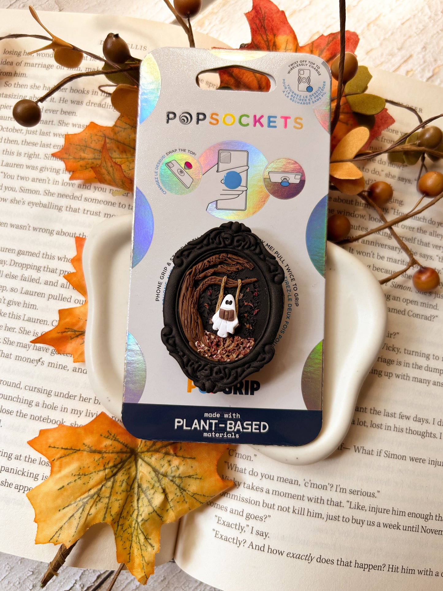 Bookish Ghostie Swappable Grip