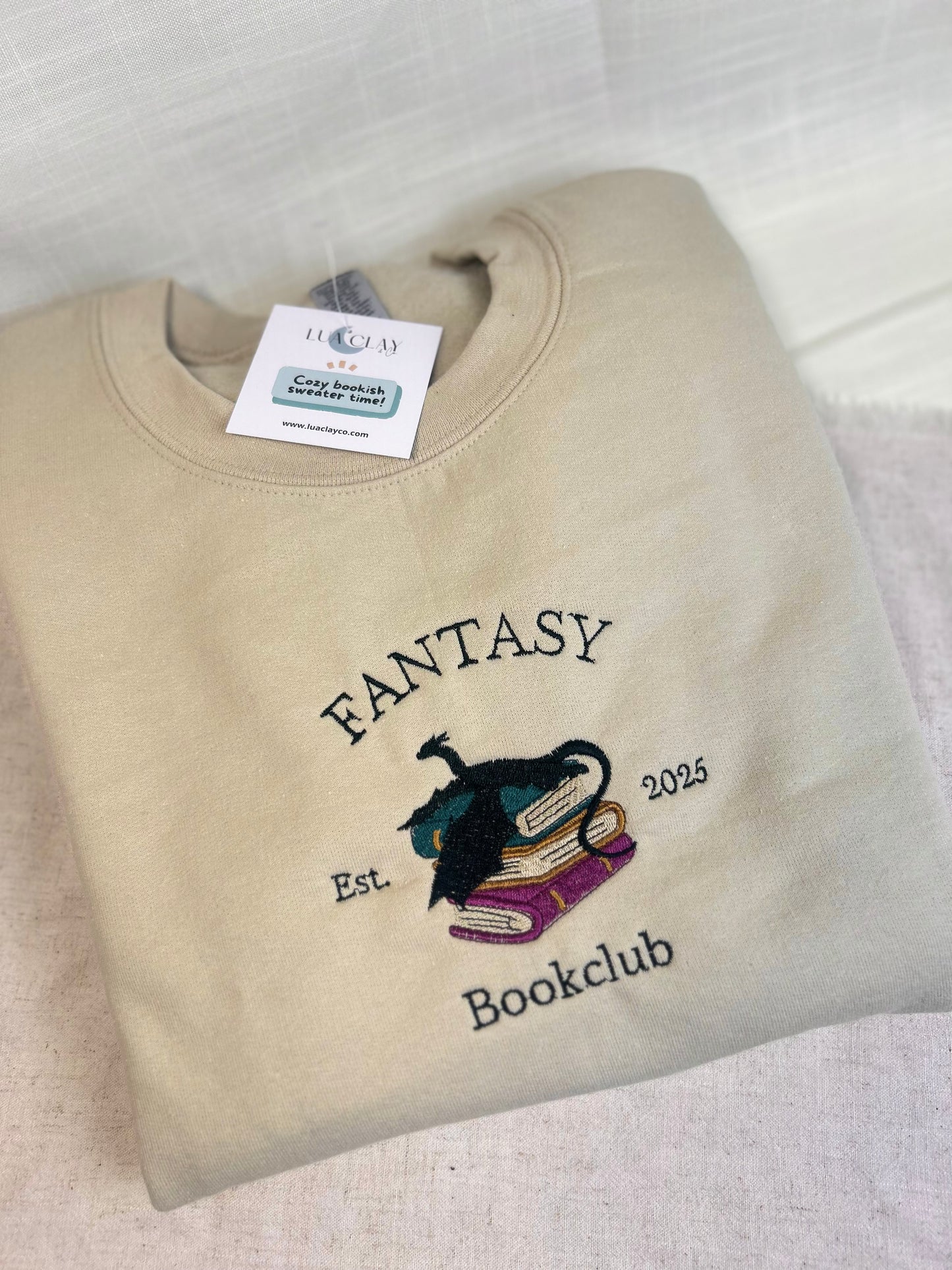 Fantasy Book Club Sweater (Embroidered)