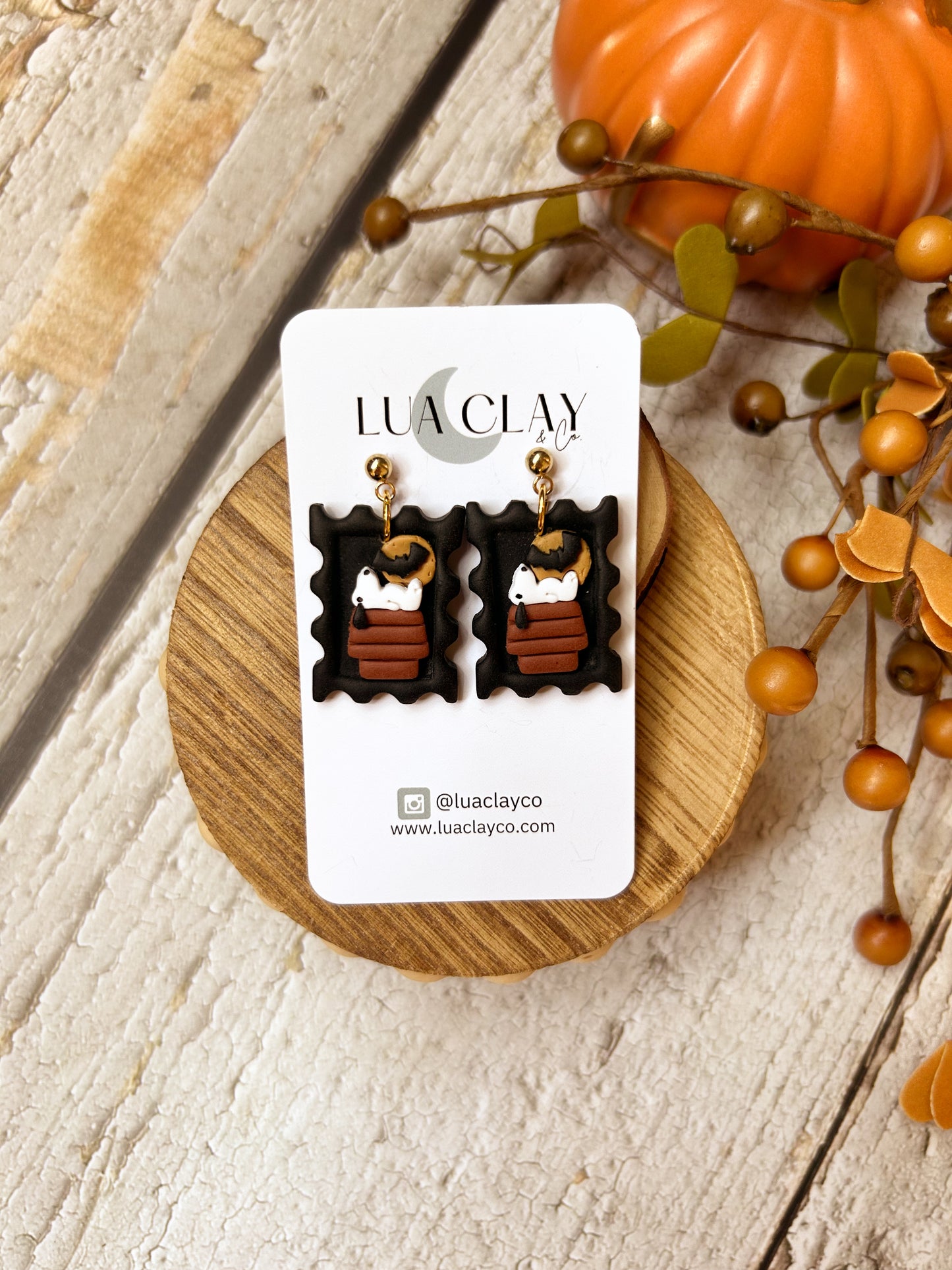 Snoopy Night Fall Earrings