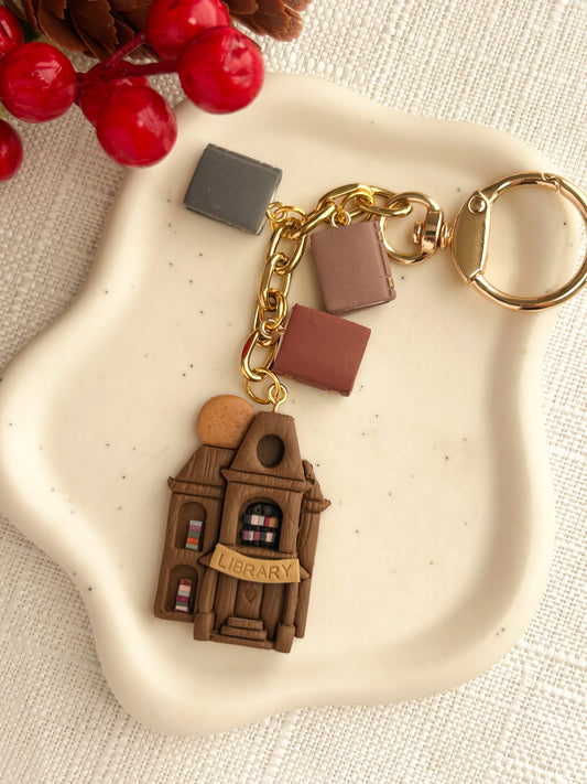 Take me to the library - Purse Charm