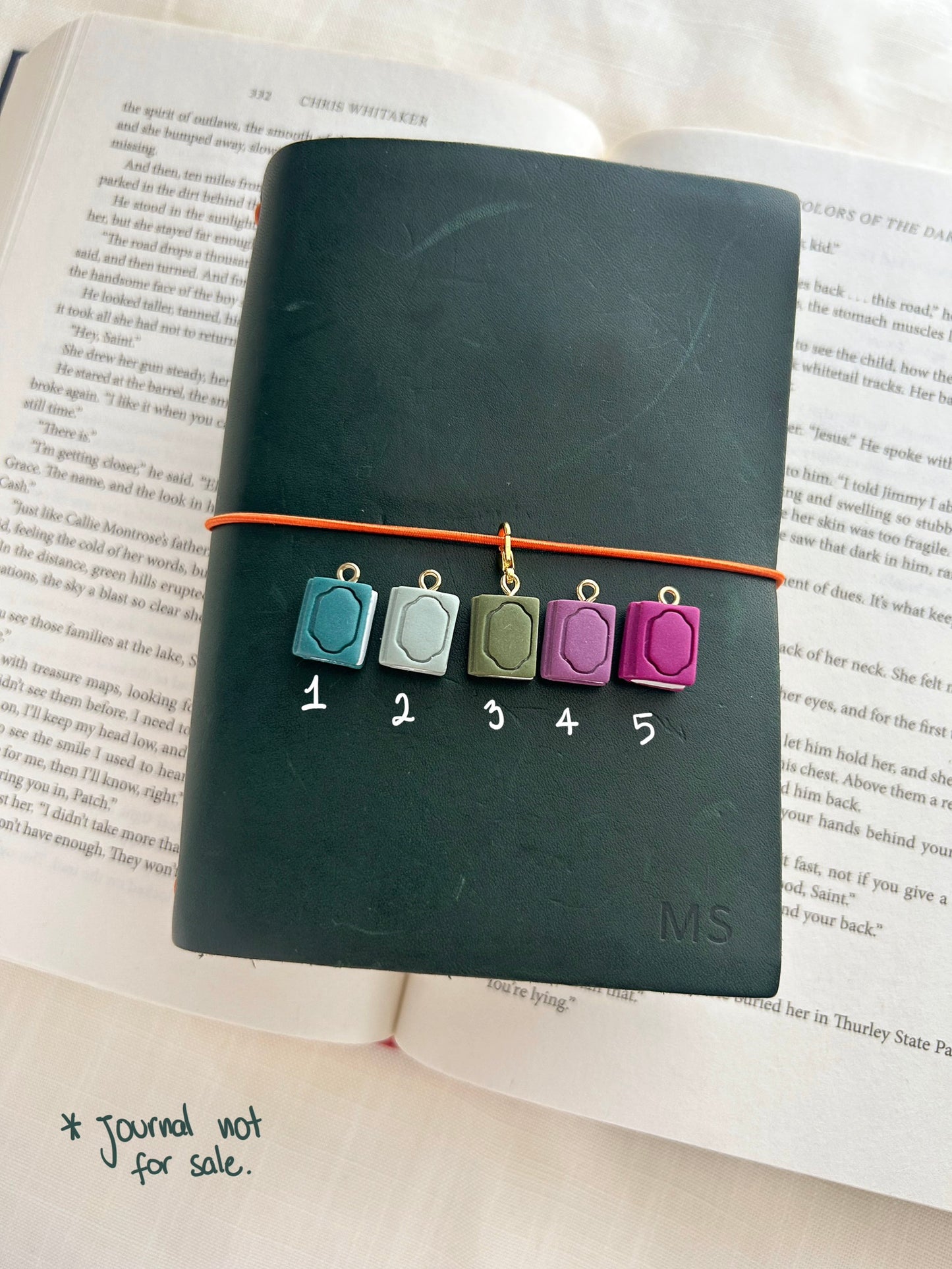 Mini journal charms