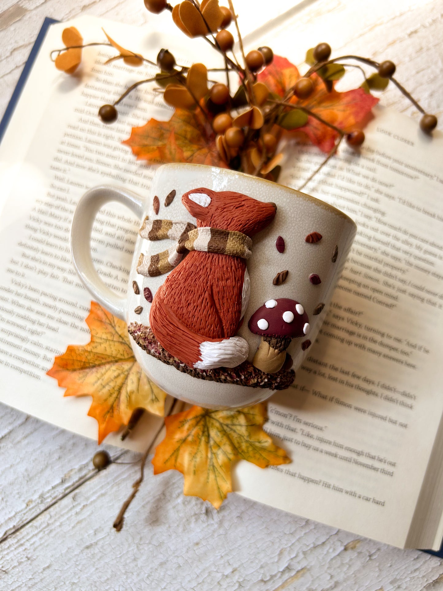 Fox & Falling Leaves Mug