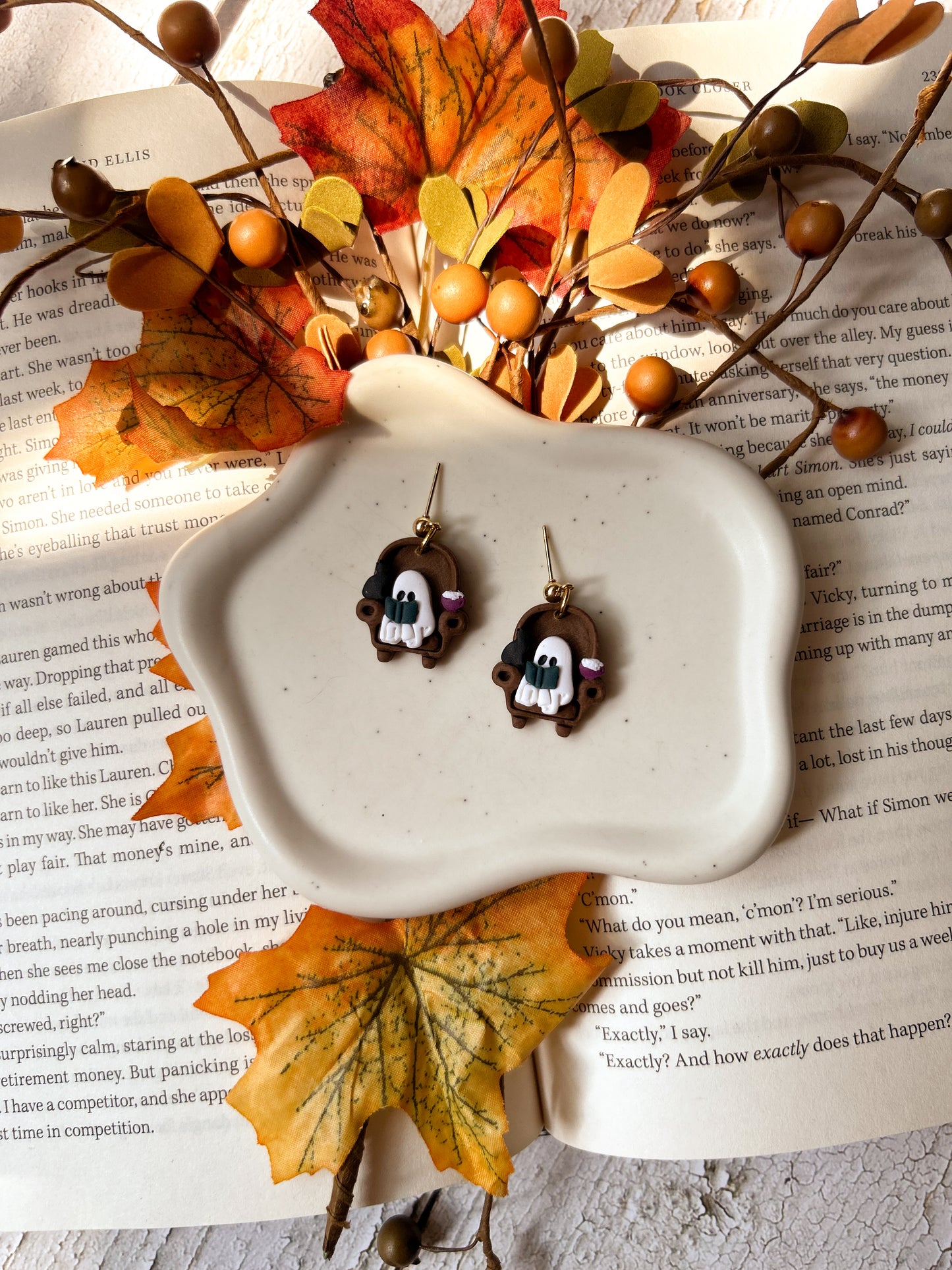 Cozy Reading Vibes Earrings
