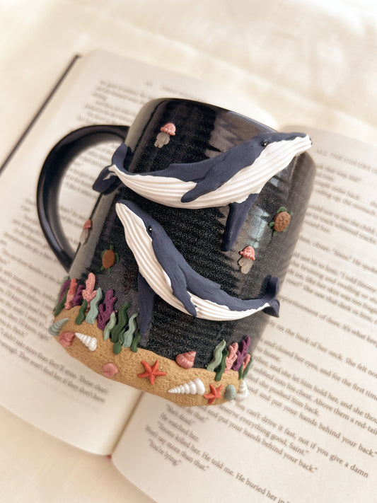 Deep blue ocean mug