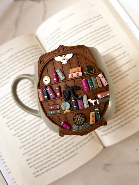 Fantasy Bookshelf Mug