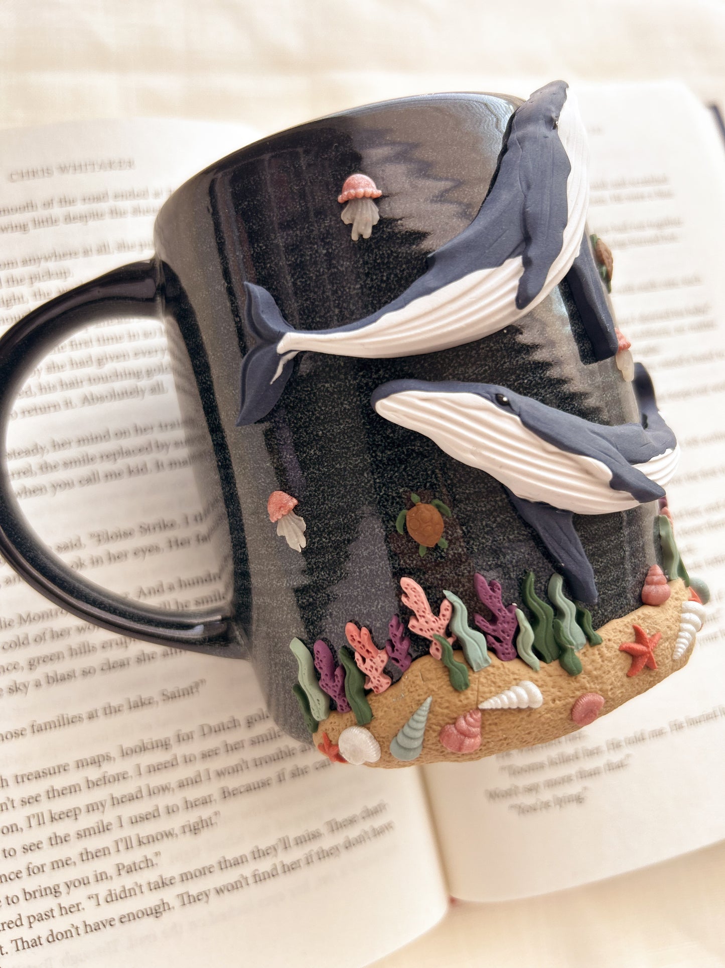 Deep blue ocean mug