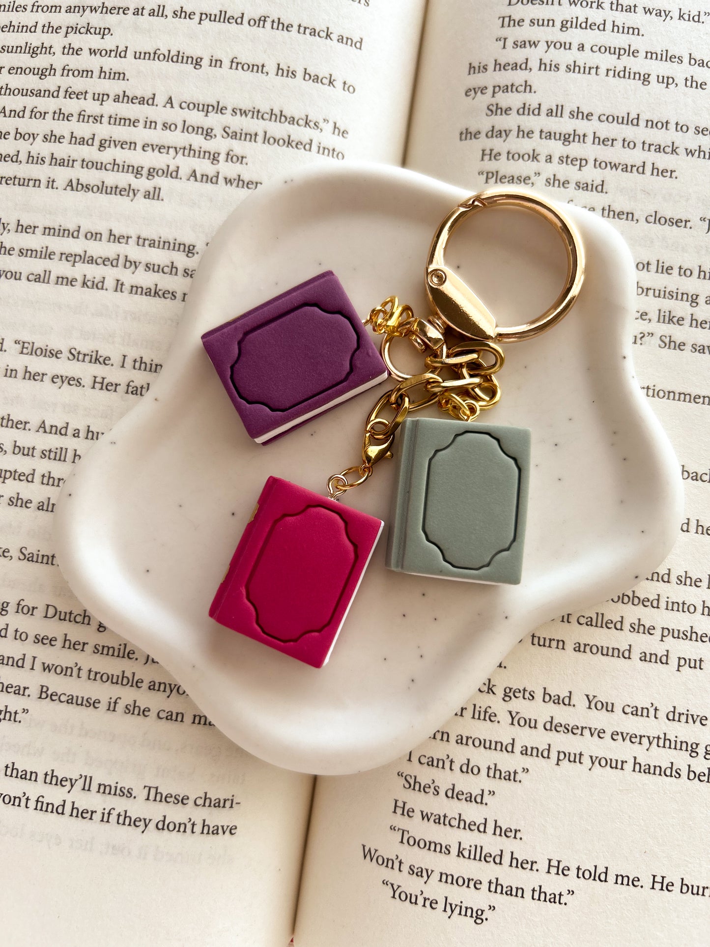 Book bag charms