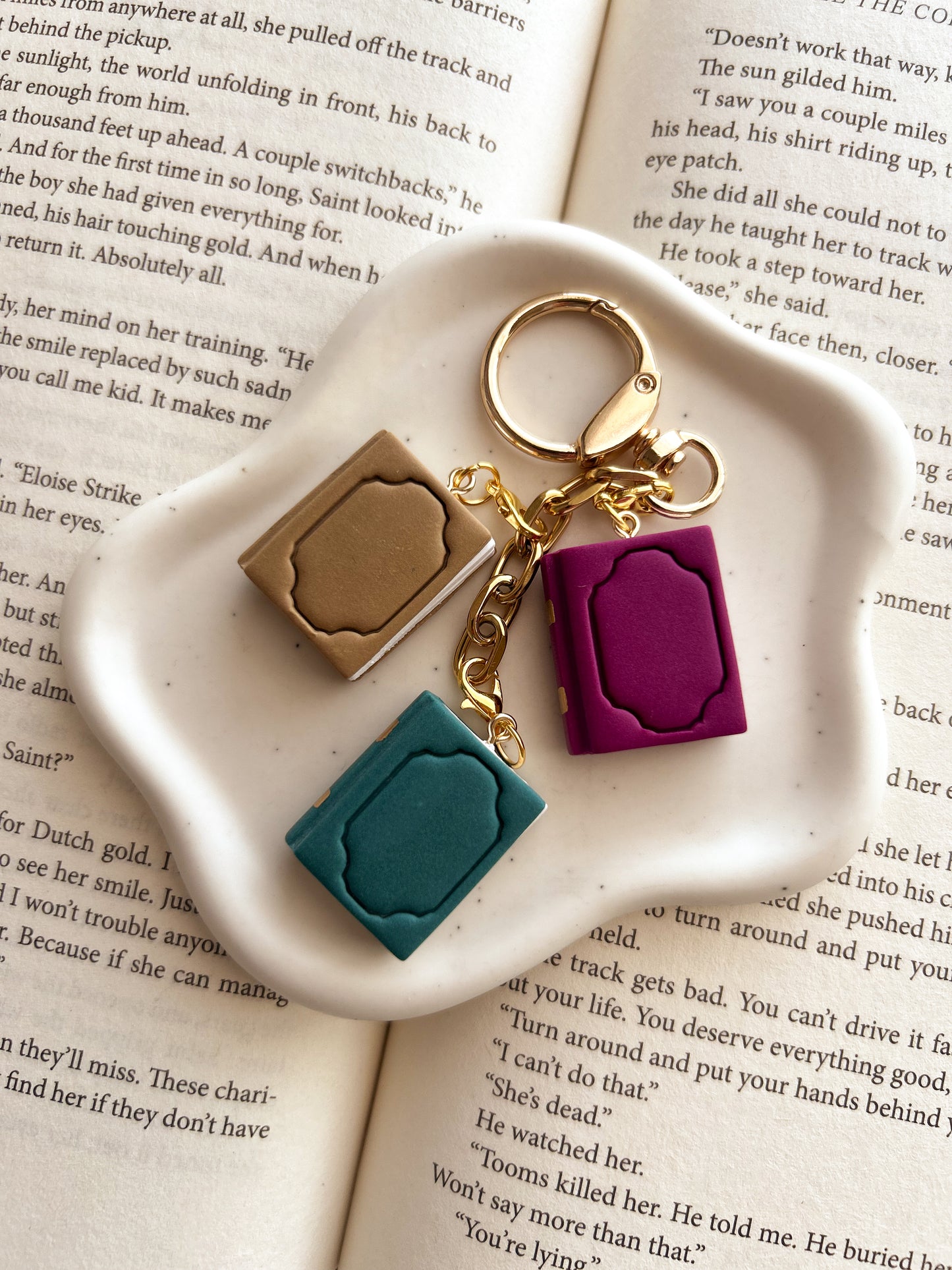Book bag charms