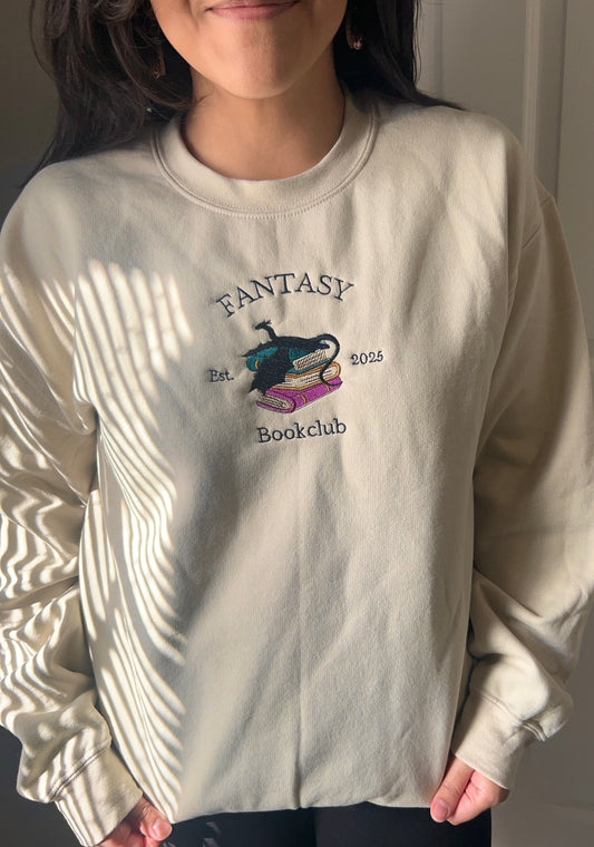 Fantasy Book Club Sweater (Embroidered)