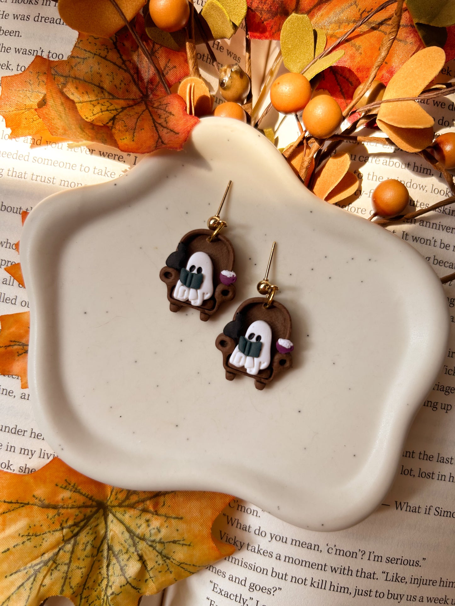 Cozy Reading Vibes Earrings