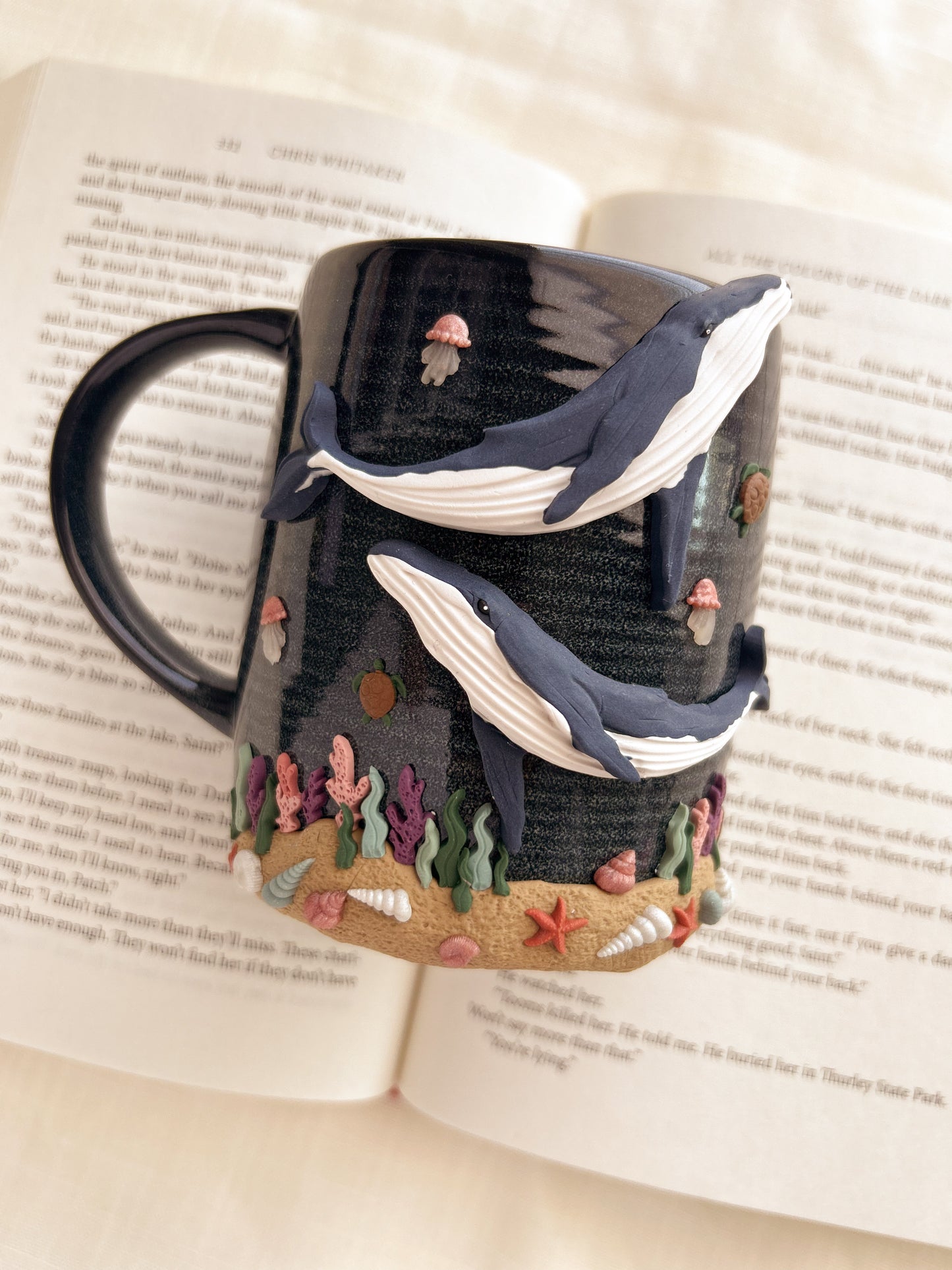 Deep blue ocean mug