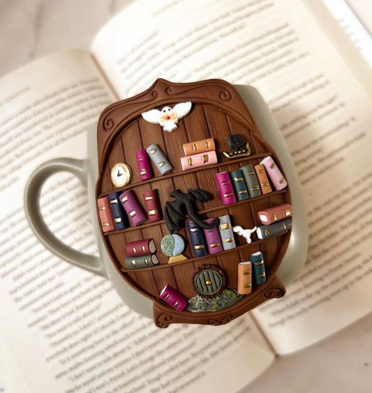 Fantasy Bookshelf Mug