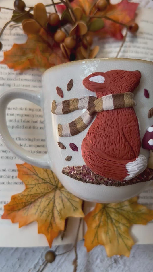 Fox & Falling Leaves Mug